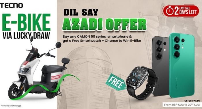 Last call: Buy CAMON 50 Series, Get a FREE TECNO WATCH 3 Active & Enter to Win a Revoo Y06!